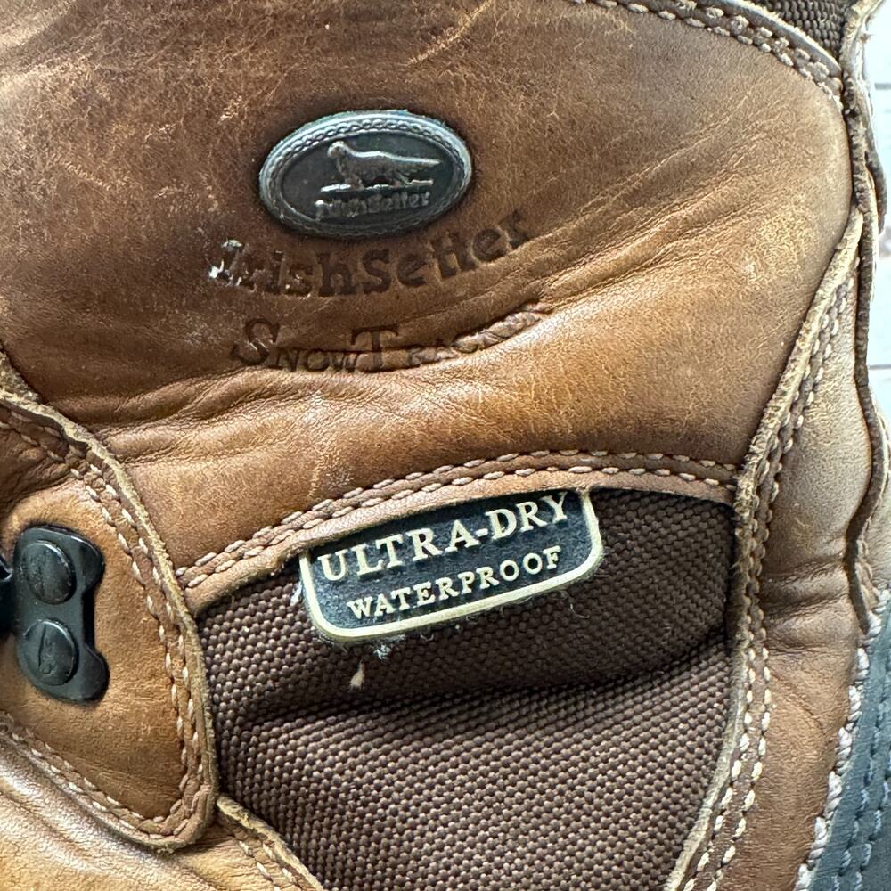 Red Wing Irish Setter Womens Snowtracker Thinsulate 1000 Grams Two Tone Boot 9.5 - Picture 2 of 10